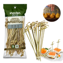 Espeto de Bambu Para Aperitivo 15cm 50un - Inoven