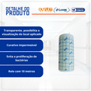 Curativo Filme Transparente Rolo Adesivo 10cm x 10m - Missner
