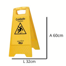 Placa Sinalizadora Piso Escorregadio - Nobre