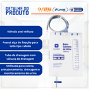 Bolsa Coletora De Urina Estéril Sistema Fechado 2L - Descarpack