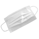 Máscara Cirúrgica Tripla Branca Com Elástico 50un - Inoven