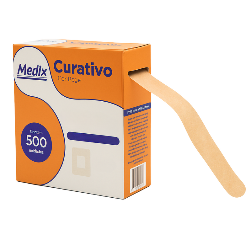 Curativo Redondo Bege Com 500un - Medix