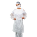 Avental Descartável Manga Longa Branco 10un - Vabene