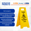 Placa Sinalizadora Piso Escorregadio - Nobre