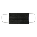 Máscara Cirúrgica Tripla Preta Com Elástico 50un - Medix