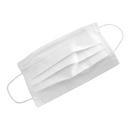 Máscara Cirúrgica Tripla Branca Com Elástico 50un - Medix