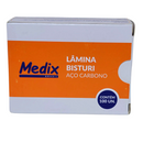 Lâmina de Bisturi Aço Carbono 100un - Medix