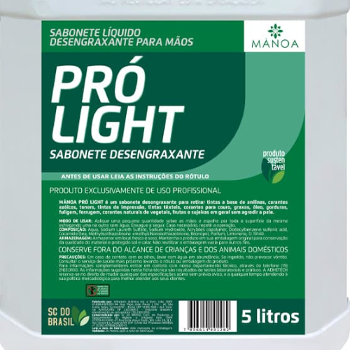 Sabonete Desengraxante 5l Pró Light Clive - Nobre