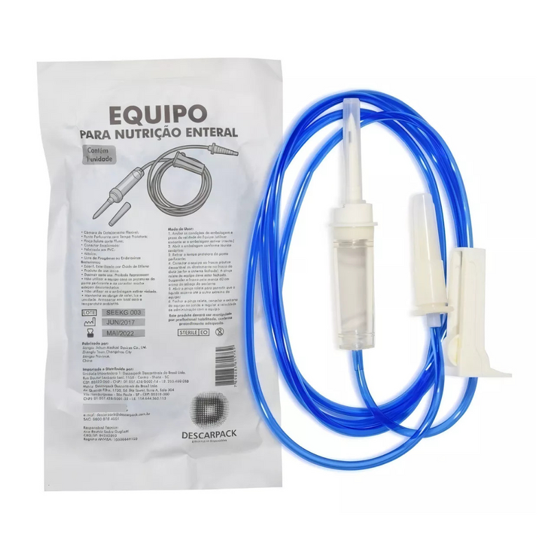 Equipo Para Nutrição Enteral Escalonado 10un - Descarpack