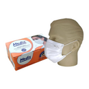 Máscara Cirúrgica Tripla Branca Com Elástico 50un - Medix