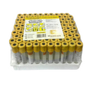 Tubo Para Coleta de Sangue Soro Gel 5ml Amarelo Ouro 100un - Descarpack