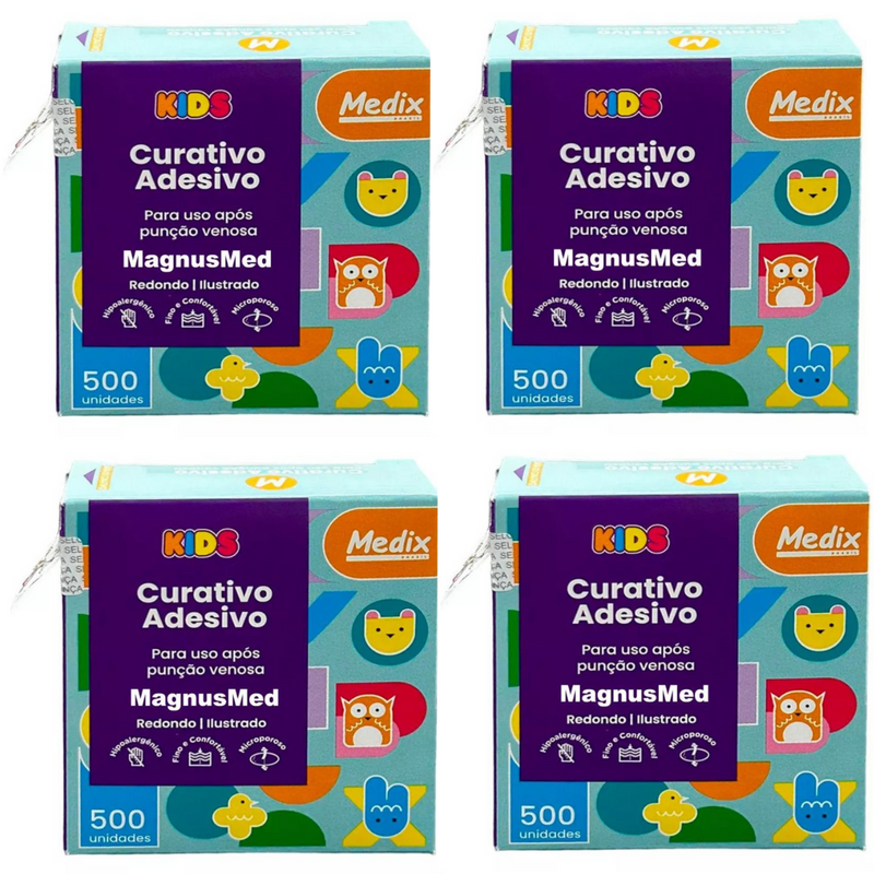 Curativo Redondo Kids 500un - Medix