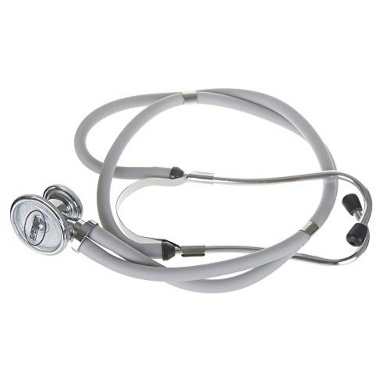 Estetoscópio Rappaport Duplo Cinza - Supermedy