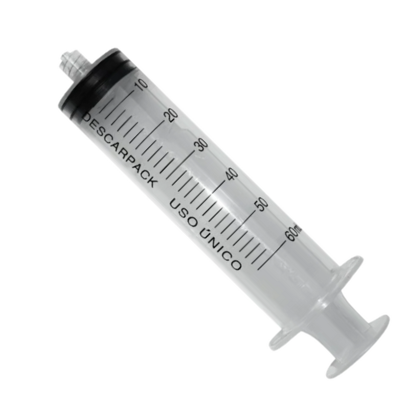 Seringa Descartável 60ml Luer Lock 25un - Descarpack