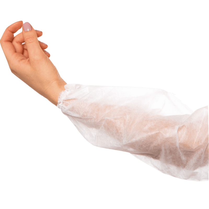 Mangote Descartável Branco 100un - Anadona
