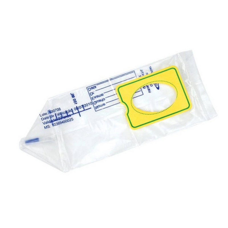 Bolsa Coletora De Urina Estéril Infantil 100ml 10un - Foyomed