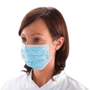 Máscara Cirúrgica Tripla Azul Com Elástico 50un - Medix