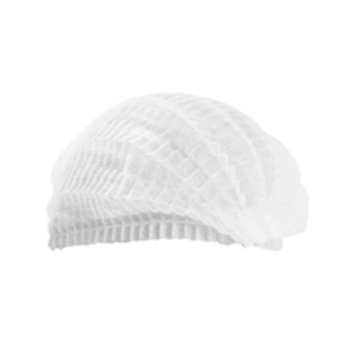 Touca Descartável Com Elástico Branca 100un - Descarpack