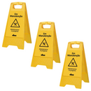 Placa Sinalizadora Em Manutenção - Nobre