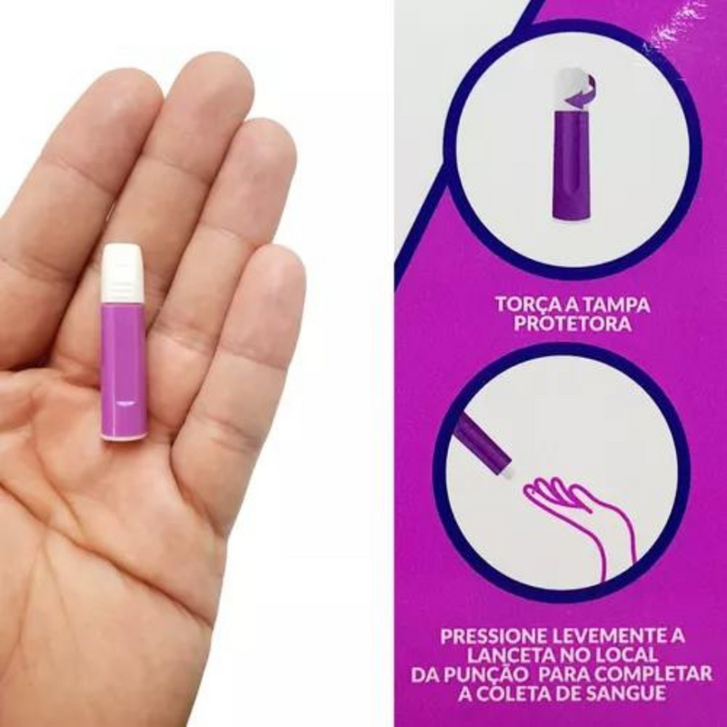 Lanceta De Segurança 0,36 x 1,80 mm - Venper