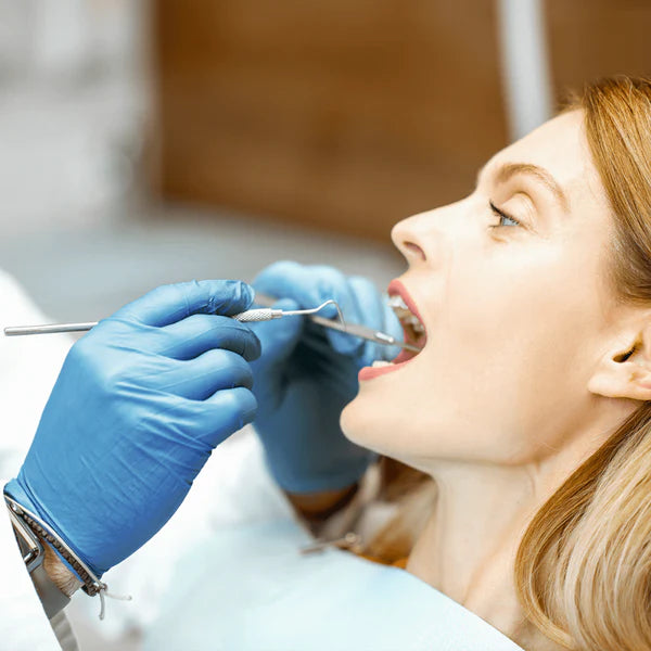 Luva de Procedimento Nitrílica Azul Sem Pó 100un - Unigloves