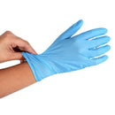 Luva de Procedimento Nitrílica Azul Sem Pó 100un - Descarpack